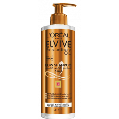 LOREAL ELVIVE EXTRAORDINARY OIL LOW SHAMPOO 400 ML